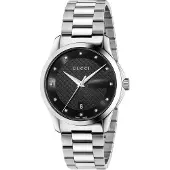 Gucci G-Timeless YA126456 Unisex horloge met diamant markeringen