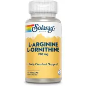 Solaray , L-Arginine L-Ornithine, 750 mg, 50 VegCaps