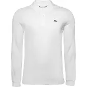 Lacoste Polo Men L1312 Longsleeve Classic Fit White-9
