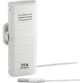 TFA-Dostmann Kat.Nr. 30.3301.02 Weather Hub Temperatursender mit wasserdichtem Kabel Kat.Nr. 30.3301.02 Draadloze thermometer