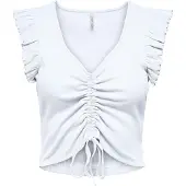 ONLY - ONLLAILA LIFE S/L RUCHING TOP JRS - Dames - Blouses