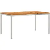 vidaXL Buitenmeubelset, 5 stuks, 150 x 90 x 75 cm