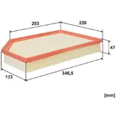 FILTRON Luchtfilter AP 165/9
