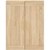 vidaXL Hoge kast 69,5x34x180 cm bewerkt hout sonoma eikenkleurig