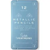 Printworks Potloodset METALLIC, 12-delig,