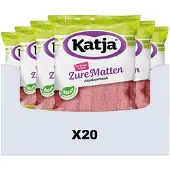 Katja 20x Zure Matten Aardbei 125 gr