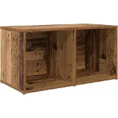 vidaXL TV Kast Set 8 st Oud Hout Bewerkt hout