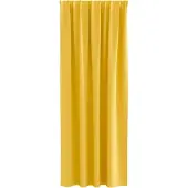 vidaXL Blackout Gordijnen met Ringen 2 st Mosterdgeel 260 x 140 cm