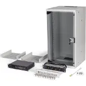 Digitus DN-49104-SET SOHO Pro netwerkset, 254 mm (10") - 12U, 315 x 300 mm (B x D)