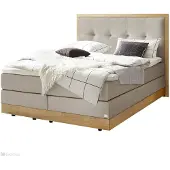 Hasena Pronto Alba boxspring bed eiken helder