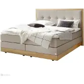 Hasena Pronto Alba boxspring bed eiken helder