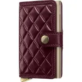 Secrid Portemonnee Miniwallet+ Emboss Diamond Bordeaux