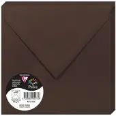 Clairefontaine Stuifmeel van enveloppe 165 mm, chocoladebruin