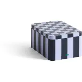 HAY Tin Container voorraadpot small Dark blue-lavender