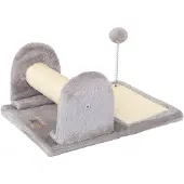 Lionto Kleine krabpaal klimboom krabbed krabmat met pluche en speelbal