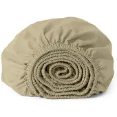 Yumeko Hoeslaken Percal Katoen 90x210 Groen - Eco, Bio & Fairtrade