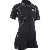 SCUBAPRO Hybrid 6 Mm Woman Short Sleeve Shorty Zwart M Vrouw