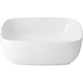 UPTREND Keramische waskom vierkant wit 40x40x14 cm opbouw Harmony