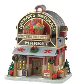 Lemax Nathan's Naturals Market 16x21x27 cm Kerstdorp