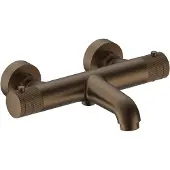 Boss & Wessing Thermostatische badkraan bws sensa thermostatisch opbouw knoppen geborsteld goud pvd