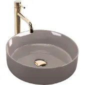 REA Opzetwastafel Sami Beige Shiny