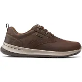 SKECHERS Heren Delson Antigo bruin lederen sportschoenen (45), Leer, Plat, 1 tot 3 cm, Veters, Casual 65693