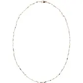 NAEMI Ketting rose-goud / zwart