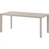 Hespéride Tuintafel voor 6 personen van aluminium met houtlook ÉVASION