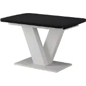 Vicco Eettafel Fenaro, Zwart/Wit, 120-160 x 80 cm uitschuifbaar