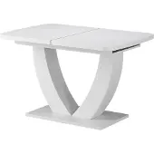 Vicco Eettafel Fenaro, Wit, 120-160 x 80 cm Uitschuifbaar
