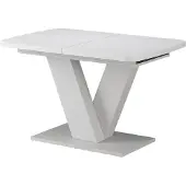 Vicco Eettafel Fenaro, Wit, 120-160 x 80 cm uitschuifbaar