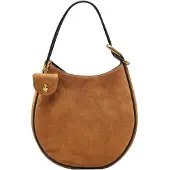 Marc Jacobs Handtas 'Large Suede Dual Bag Copper 29x31x9.3 cm' bruin