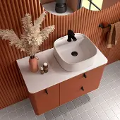 Muebles Navé opbouw waskom 40cm wit mat met kraangat