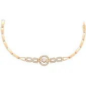 NAEMI Armband rose-goud / transparant
