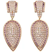 Faina Oorbellen rose-goud