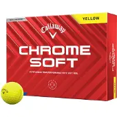 Callaway Chrome Soft Golfballen 2024 - Geel - 12 Stuks