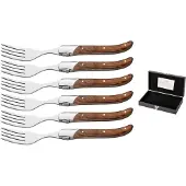 Blackwell Steakvorken Laguiole - Rozenhout - 6 Stuks