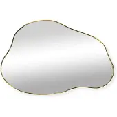 Sensahome Matteo Wandspiegel – Organische Spiegel – Asymmetrisch Design – 60x40 cm – Goud