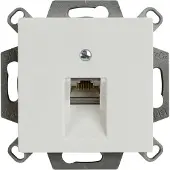 JUNG Inbouw Contactdoos 1-voudig AS500 CAT5 Wit