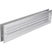 Starx deur rooster - 470 x 121 mm - geanodiseerd aluminium F1