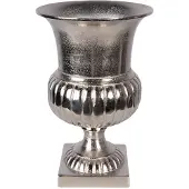 Clayre & Eef Vaas Ø 20x29 cm Zilverkleurig Aluminium