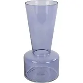Countryfield Vaas Ellie glas L12B12H25CM blauw