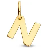 The Jewelry Collection Geelgouden Hanger letter N 4023465