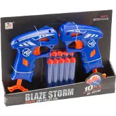 Blaze Storm Dartpistool- 2 stuks met zachte pijltjes