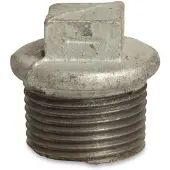 KLASEBO Draadeind Tempergietijzer Stop 1 1/4" AG
