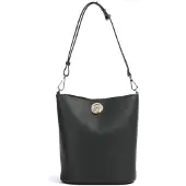Coccinelle Embracing Tas Zwart/Cognac