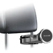 Rixus Backseat Headrest Magnetic Car Mount Holder Black