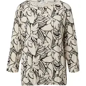 s.Oliver Shirt beige / zwart