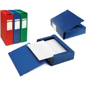 SEI Rota Archivio 3L 120 tijdschriftenhouder Karton, Polyvinyl chloride (PVC) Blauw