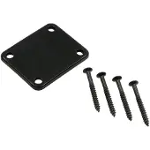 Fazley Neck plate voor gitaar en basgitaar - 10705 - Zwart